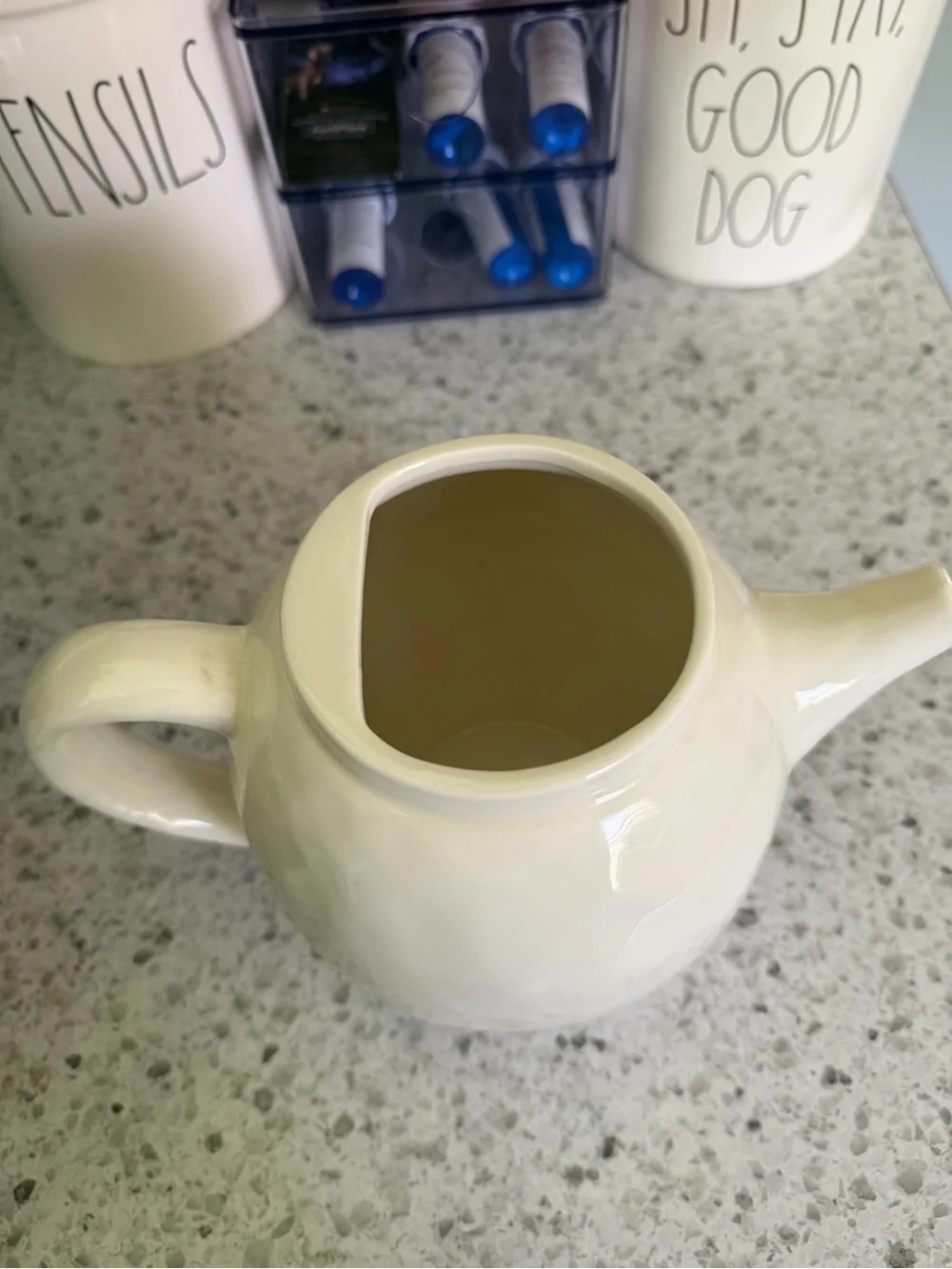 Rae Dunn for Magenta Dimpled Chirp Teapot - RARE
